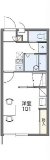 レオパレスエンゼル【2階】の間取り