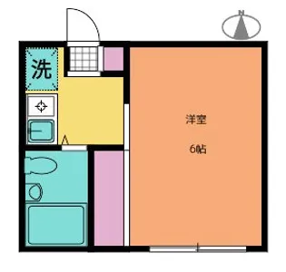 フェリース生田【2階】の間取り