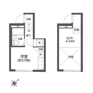 FAREウエハラコマチ【1階】の間取り