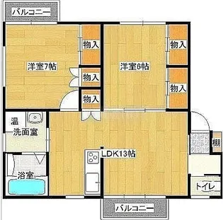 エスポワール【3階】の間取り