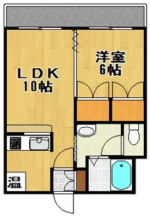 ハイツTKYII【3階】の間取り