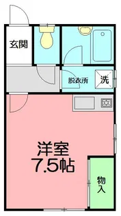 ハイツ中田【2階】の間取り