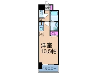 WillDo三宮East【8階】の間取り