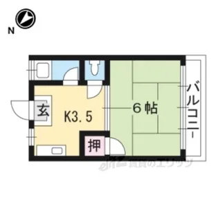 ハイツ春【2階】の間取り