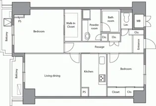 レジディア目白【8階】の間取り