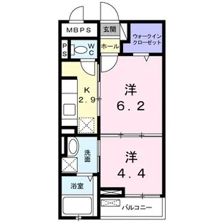 EXIV田園調布(エクシブ【2階】の間取り