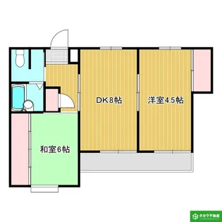 勢家ナカマビル【2階】の間取り