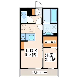 セレブ琴平【2階】の間取り