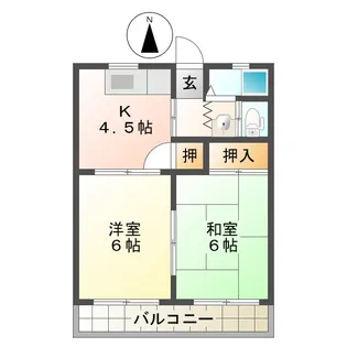 ハイツシーダー【2階】の間取り