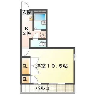 ルースト【3階】の間取り