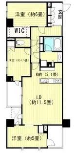 オープンレジデンシア目白プレイス【3階】の間取り