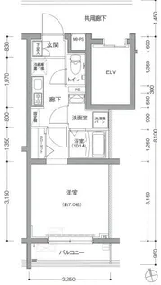 ビィ・フォルマ多摩川【1階】の間取り