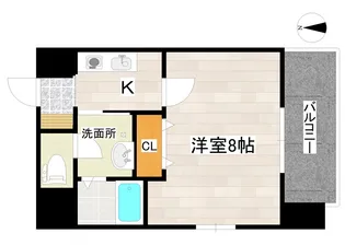 政岡ビル【7階】の間取り