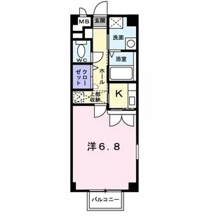 ブローテY.s【2階】の間取り