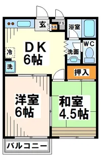 ハウスピュア 当社管理物件【2階】の間取り