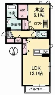 シャーメゾン アリスティオ 新下関【2階】の間取り