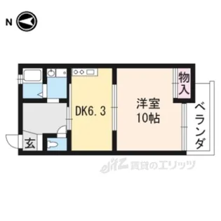 シャトールラック【5階】の間取り