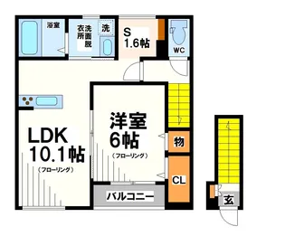 ブリランテ【2階】の間取り