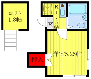スターハイツ【2階】の間取り