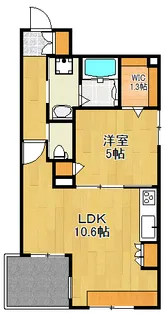 デルフィーノ【1階】の間取り