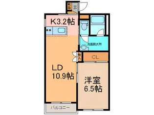 ピープル木野【1階】の間取り