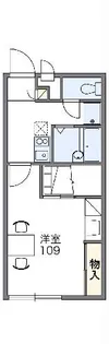 レオパレスレインボー【1階】の間取り