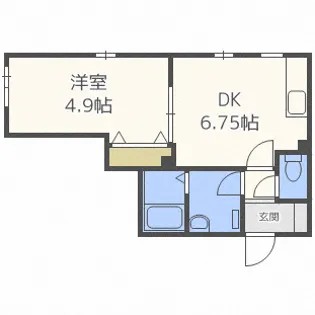 CASA西町グランデA棟【2階】の間取り