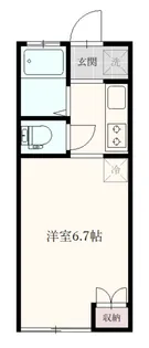 リバティ寺尾【1階】の間取り