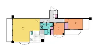 虎ノ門ガーデン【3階】の間取り