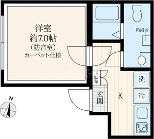 ラシクラス板橋【4階】の間取り
