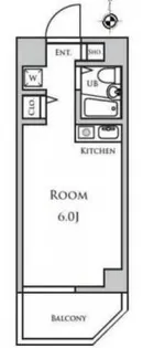 黒田屋ハイツ【6階】の間取り