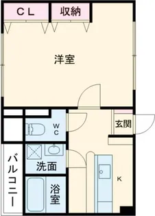 サンライズ西【2階】の間取り