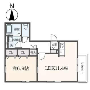 華秀久留美マンション【3階】の間取り