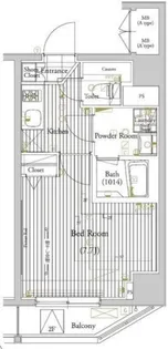 エグザレオーネ蔵前【2階】の間取り