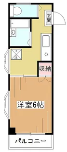 グランデール久米川【2階】の間取り