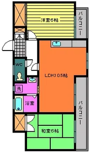 河野ビル【2階】の間取り