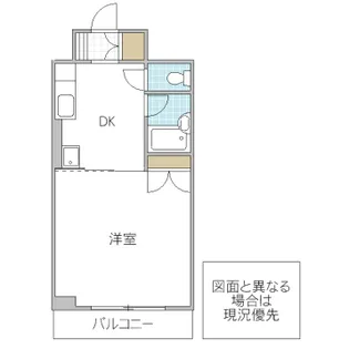 スカイハイム水戸【6階】の間取り