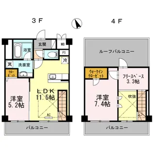 グリーンアベニューVI【3階】の間取り