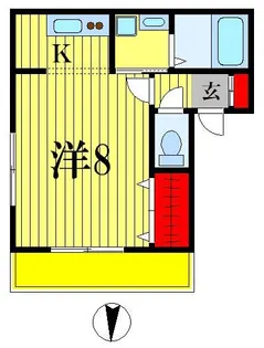 センタービレッジ八柱【1階】の間取り
