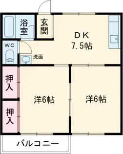サンハイツ【3階】の間取り