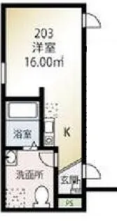 フィオーネ北千住【2階】の間取り
