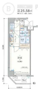リヴシティ両国弐番館【9階】の間取り