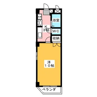 グレースシャトー【2階】の間取り