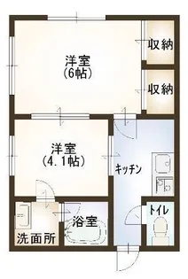 コーポTOMO【2階】の間取り