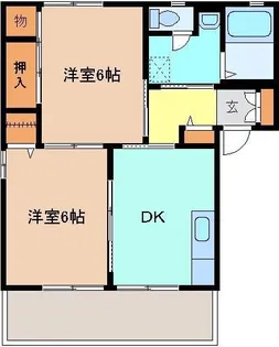 アルカディア C【1階】の間取り