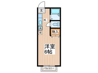 マコト東府中ハイツ【2階】の間取り