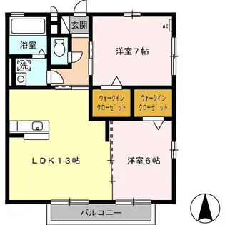 エスポワール【2階】の間取り