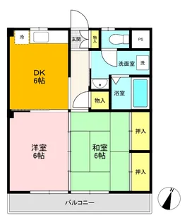 グリーンガーデン【2階】の間取り