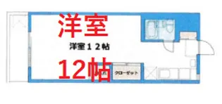 大森サンハイツ【6階】の間取り