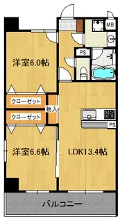 Ani-mo【8階】の間取り